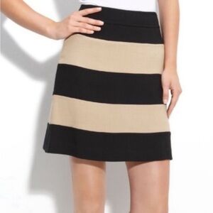 Kate Spade Clemonce Striped Wool Blend Skirt Size 4